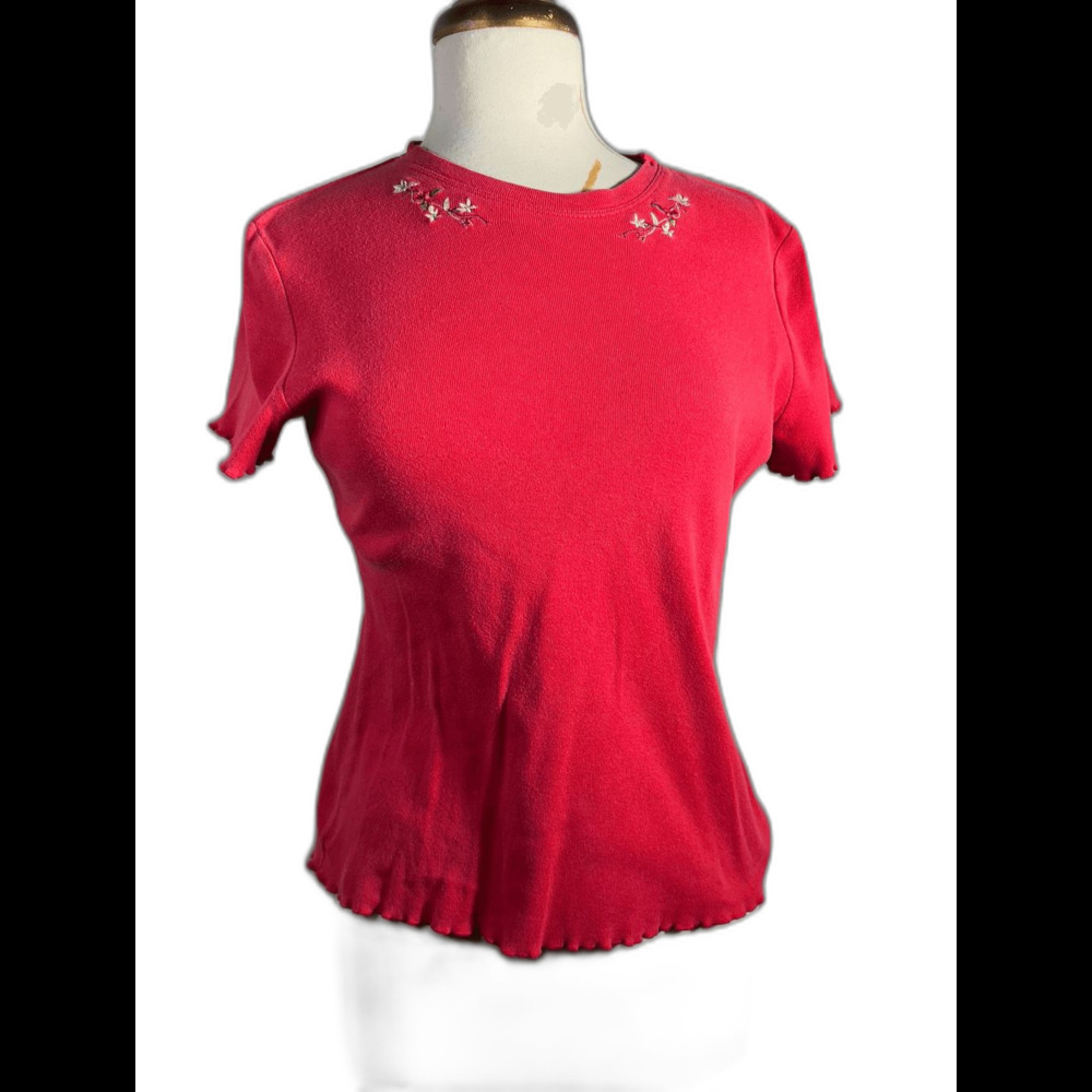 Bette & Court Blouse Size M Women's 90's VTG Romantic Academia Top